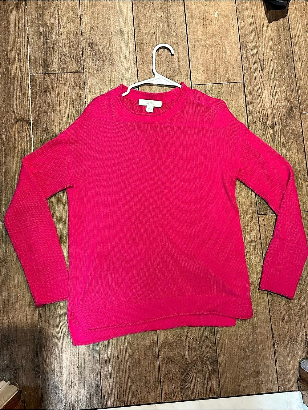Lilly Pulitzer Cotton Crewneck Sweater in Pink Size Small